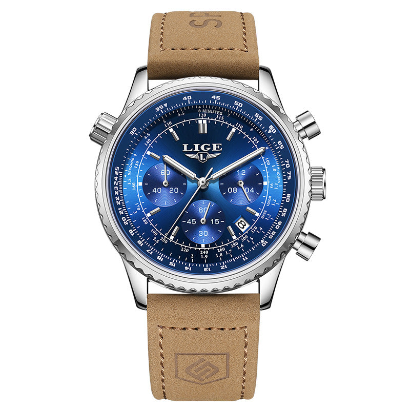 Multifunctional Men Chronograph Watch