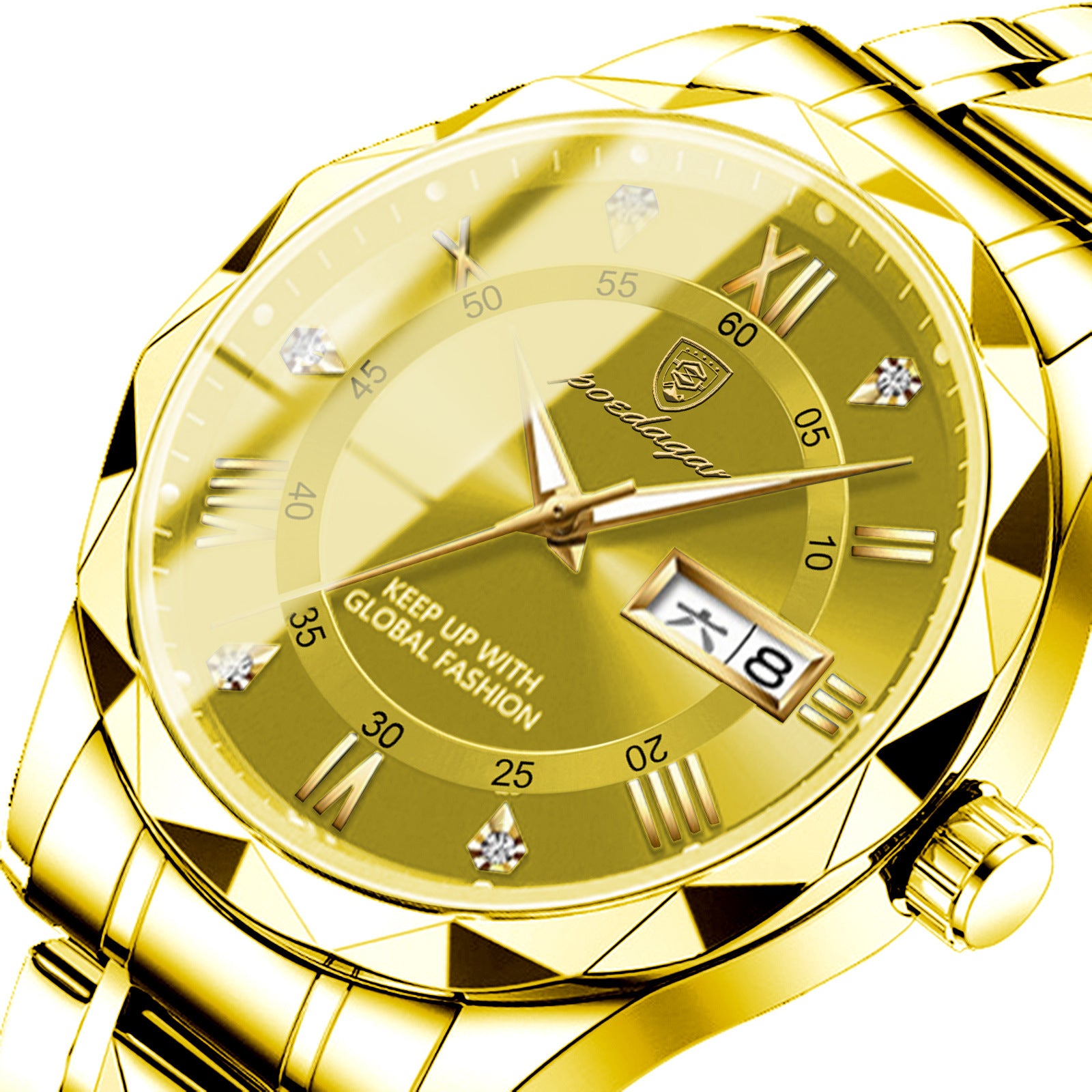 Waterproof Luminous Mens Watch with Calendar