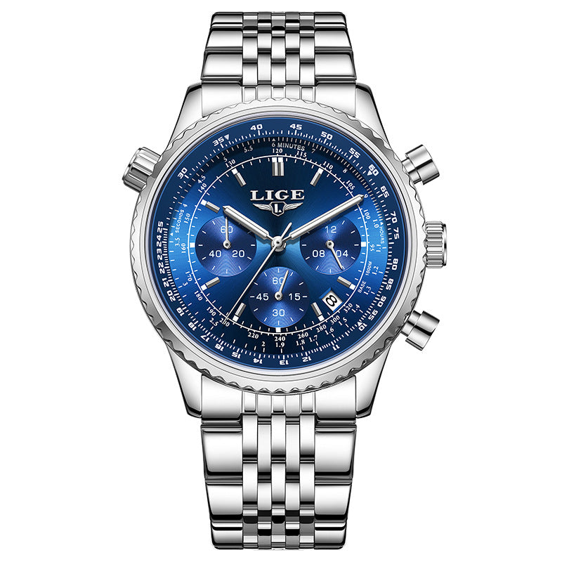 Multifunctional Men Chronograph Watch