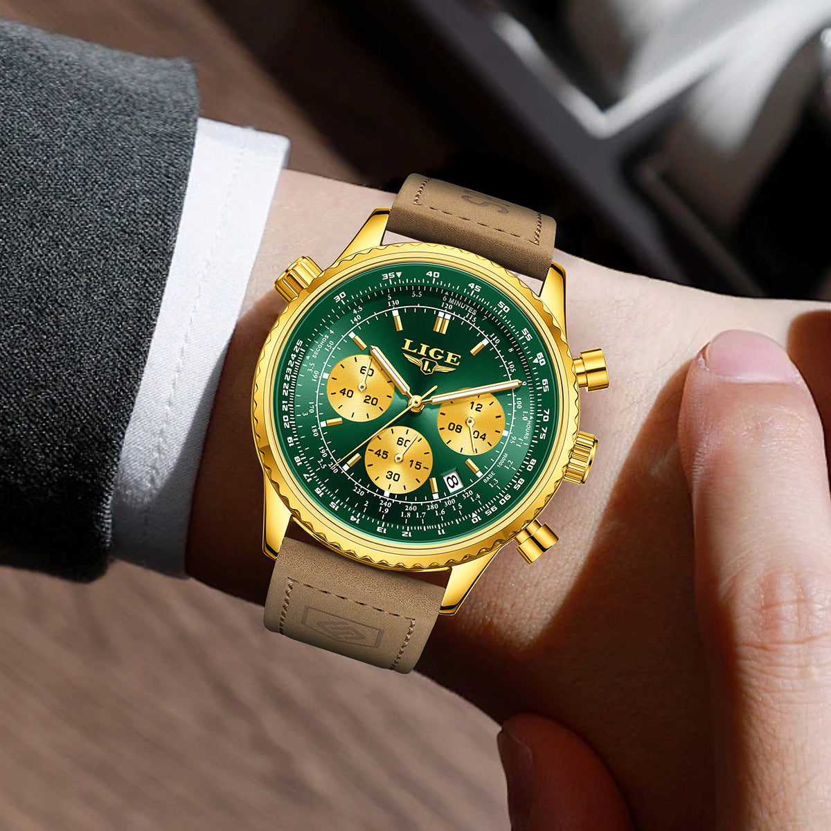 Multifunctional Men Chronograph Watch