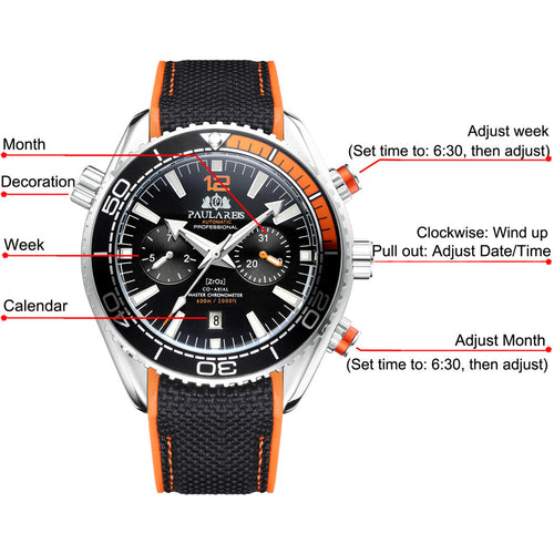 Automatic Mechanical Luminous Men Watch