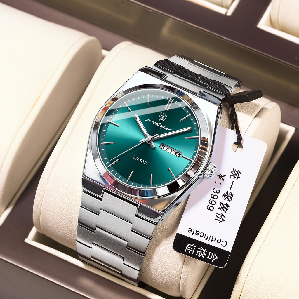 Ultra-Thin Men Waterproof Luminous Quartz Watch