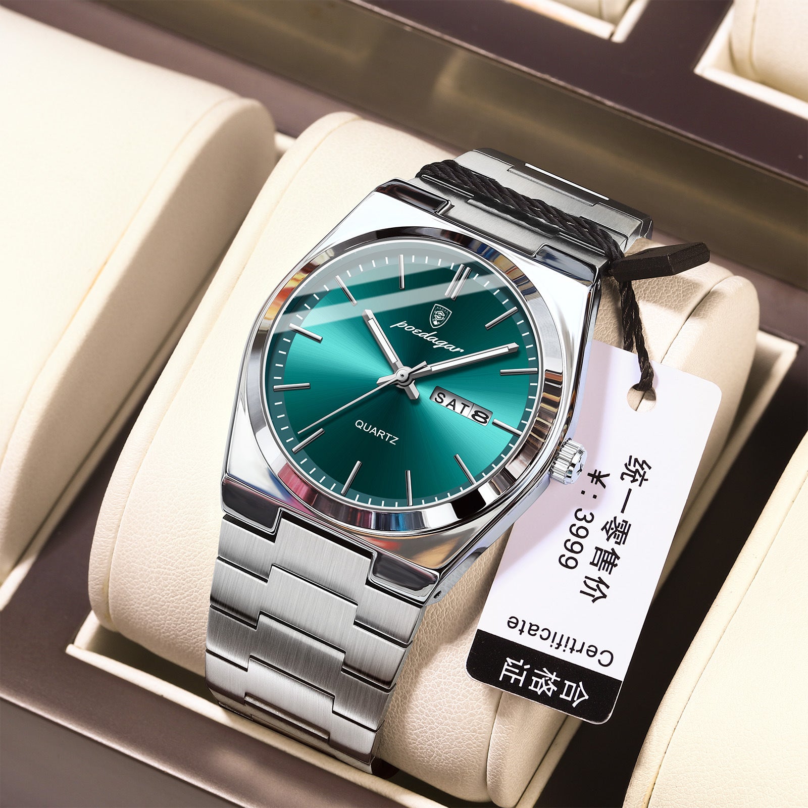 Ultra-Thin Men Waterproof Luminous Quartz Watch